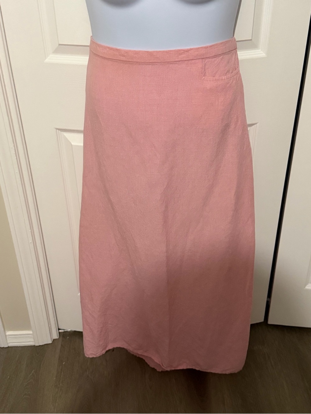 Vintage eileen fisher Pink A-Line Maxi Skirt - Women's Casual Elegant Skirt 3x